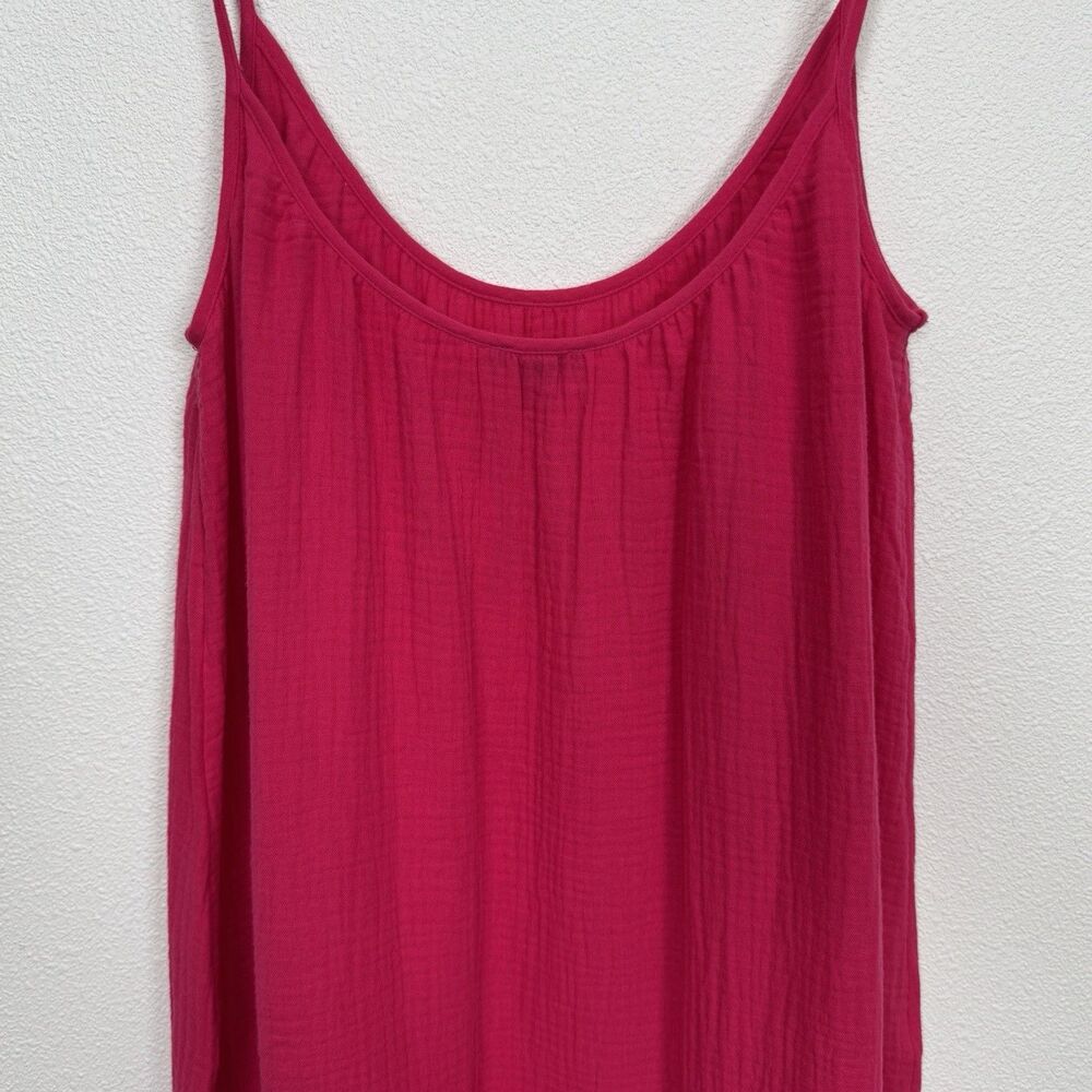 Express Dress Womens Small Pink Gauzy 100% Cotton Beachy Boho‎ Coastal Resort - Picture 8 of 14
